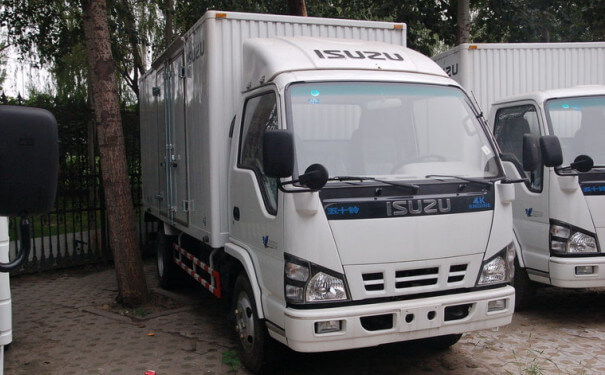 4米2廂式貨車圖片_慶鈴五十鈴600P